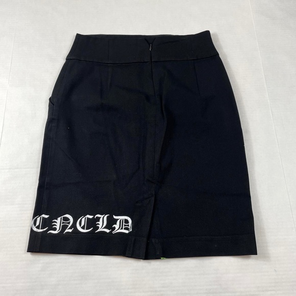 "Darkside GR-016"   
Neon Green Smear Print Long Skirt 👁 - Picture 3 of 4